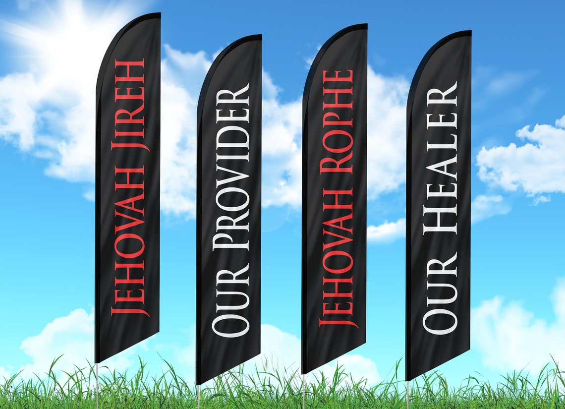 Outdoor Church Praise Feather Flags Church Lawn Flags Church Etsy