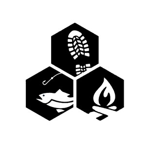 Angeln Camping SVG Download, Angeln SVG, Camping SVG, Lagerfeuer Clip Art Download für Cricut, cut Datei. Wandern Angeln