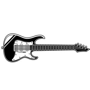 Electric Guitar Instant Digital download png Cut file, Guitar png musical Instrument Guitar Svg Studio cricut png silhouette, Music svg