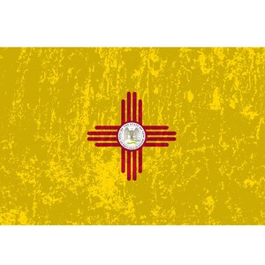 New Mexico State Flag Seal SVG Png File, Digital Download, New Mexico Flag SVG, Svg File for Cricut, Cricut, State SVG color vector design