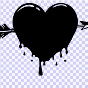 Bleeding Arrow Heart Download Svg png Cut file Heart Clip art download, love, wedding gift, valentines svg, download, cricut svg silhouette