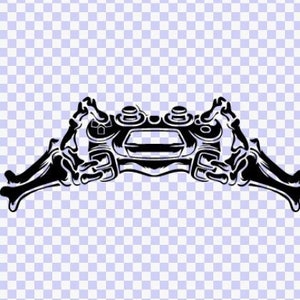 Gamer Skelett Hand Svg Png instant digital Download, Cricut svg, Clip Art, Png, SVG, Silhouette Vektor svg png Skelett Hand, Gamer svg