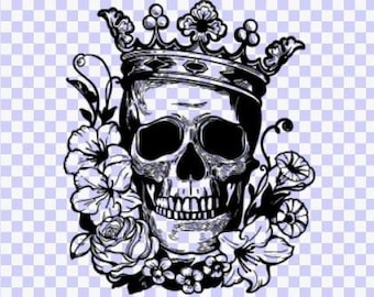 Free Free 294 Skull Crown Svg SVG PNG EPS DXF File