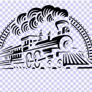 Locomotive Train, Commercial use, Steam Engine Vintage Retro Train Download SVG png cut file, train digital Download SVG Cut file png,