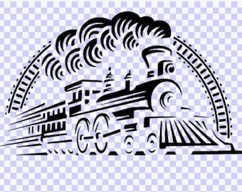 Download Train Monogram Svg Etsy