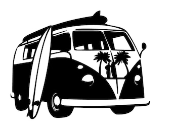Vw Bus Silhouette | Etsy