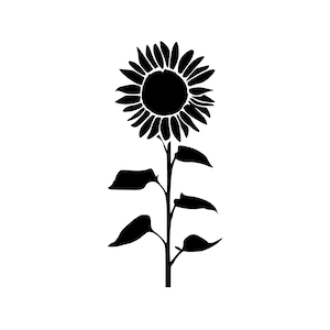 Große Sonnenblume SVG download, png geschnitten Datei, Clip Art download, svg geschnitten Datei, Landhaus Garten svg Sonnenblume svg, Cricut, Silhouette, Blume