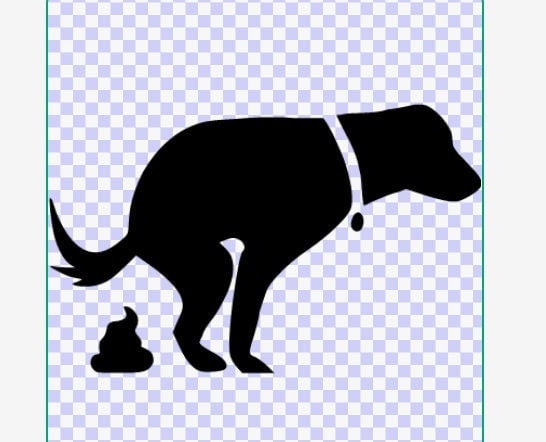 Dog Poop Svg, No Dog Pooping Svg, Pooping Dog Silhouette, Clean Up Dog