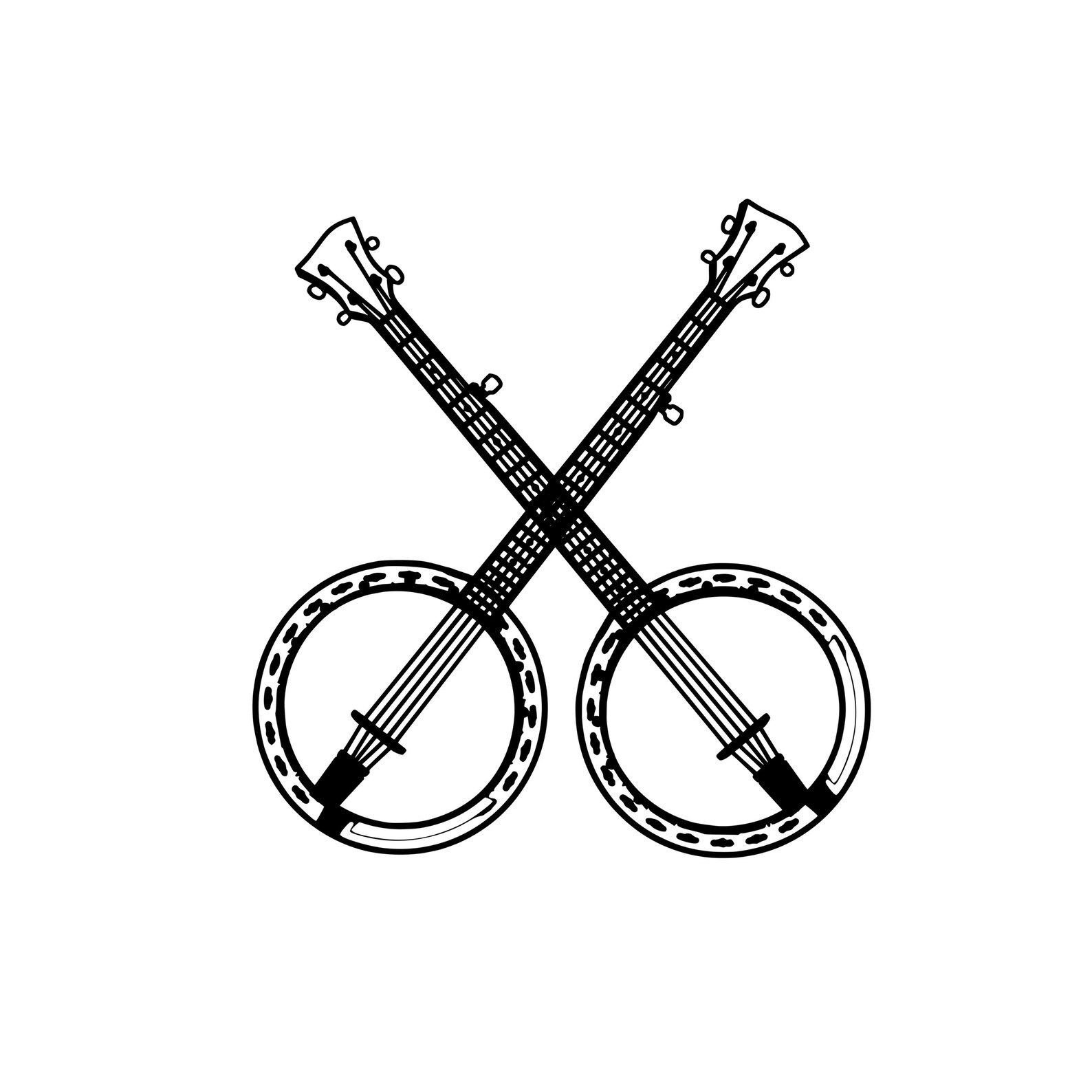 Dueling Banjos Svg Png Instant Digital Download, Banjo Svg Files, Banjo