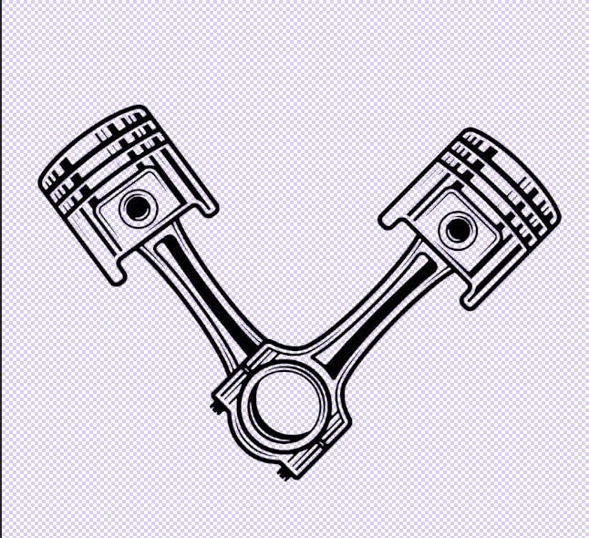 Kolben-Logo-Vektor, Fahrzeugwerkstatt-Illustrationsdesign, Auto oder  Motorrad 7703588 Vektor Kunst bei Vecteezy