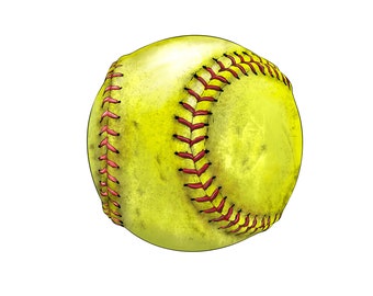 Softball SVG Digital download Files, Baseball Cut File Sports Clip Art, softball svg png jpg printable cut files.