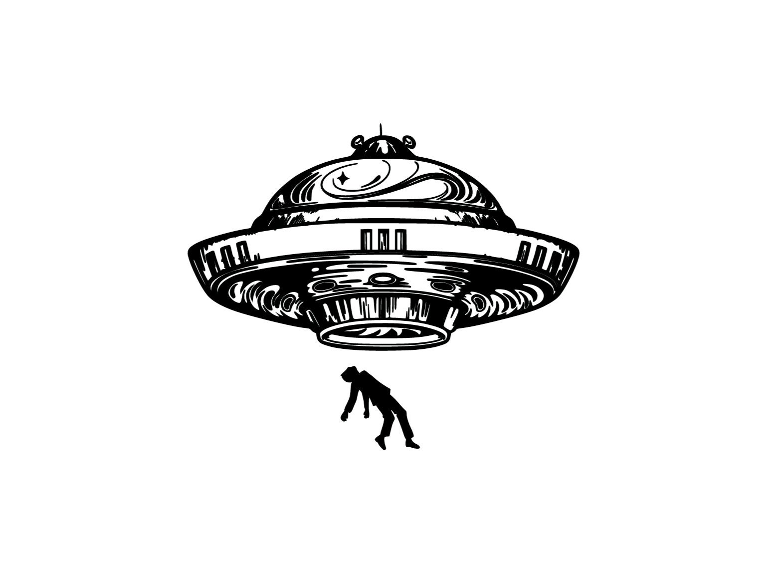 Alien Space Ship UFO Clipart Digital Download SVG PNG JPG PDF Cut File – Sniggle  Sloth