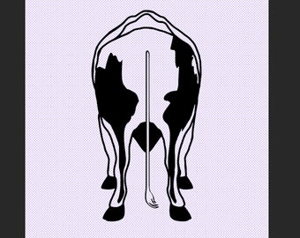 牛の裏側 svg、ベクターインスタントデジタルファイルをダウンロード Svg png Cricut svg カントリーファームダウンロード クリップ アート、シルエット クリップ アート