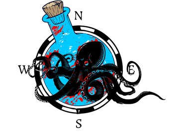 Octopus png, Sublimation Kraken, digital download, Squid png, Octopus Clipart, Octopus Files for Cricut, Octopus Cut Files For Silhouette