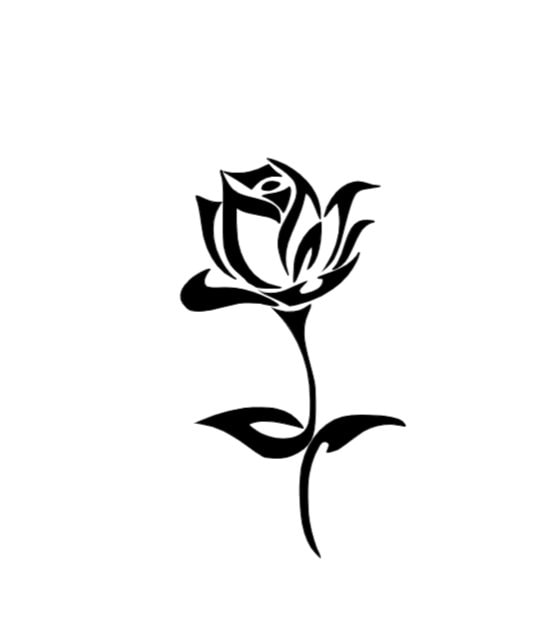 Tribal Rose - Etsy