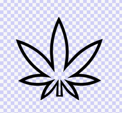 Pot Leaf Outline SVG Download SVG Files for Cricut Svg Files - Etsy Israel