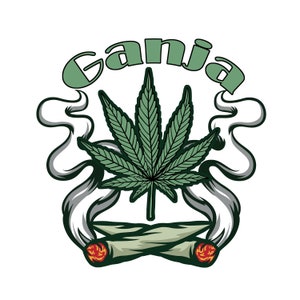 ganja Joint SVG Download, arquivos SVG para Cricut, arquivos Svg para Silhouette, download digital, arquivos Cricut, silhueta pot svg dxf eps png