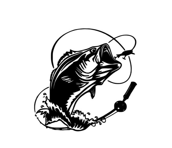 bass fishing reel vector Bass Fishing SVG DOWNLOAD Fish Vector Cut Machine Cricut Sport Fishing, Fish  Svg, Cricut Svg, Fish Clip Art, Fishing Reels Fish Cut File