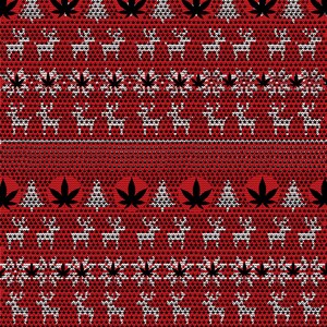 Christmas Pot leaf PNG seamless pattern Download, PNG files for Cricut, png files for Silhouette, Digital Download, Cricut files, silhouette