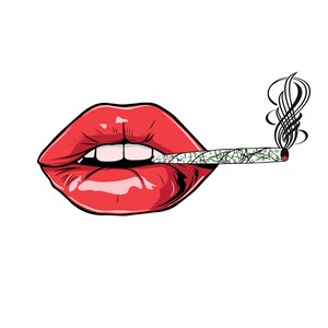 Stoner küssende Lippen 420 Gelenk SVG Download, SVG-Dateien für Cricut, SVG-Dateien für Silhouette, Digitaler Download, Cricut, Topf svg