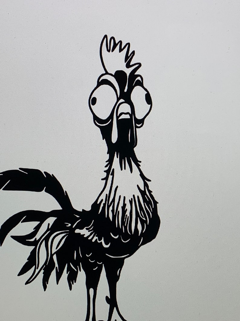 Download Crazy Chicken SVG Heihei Chicken Svg Cricut SVG cut file | Etsy