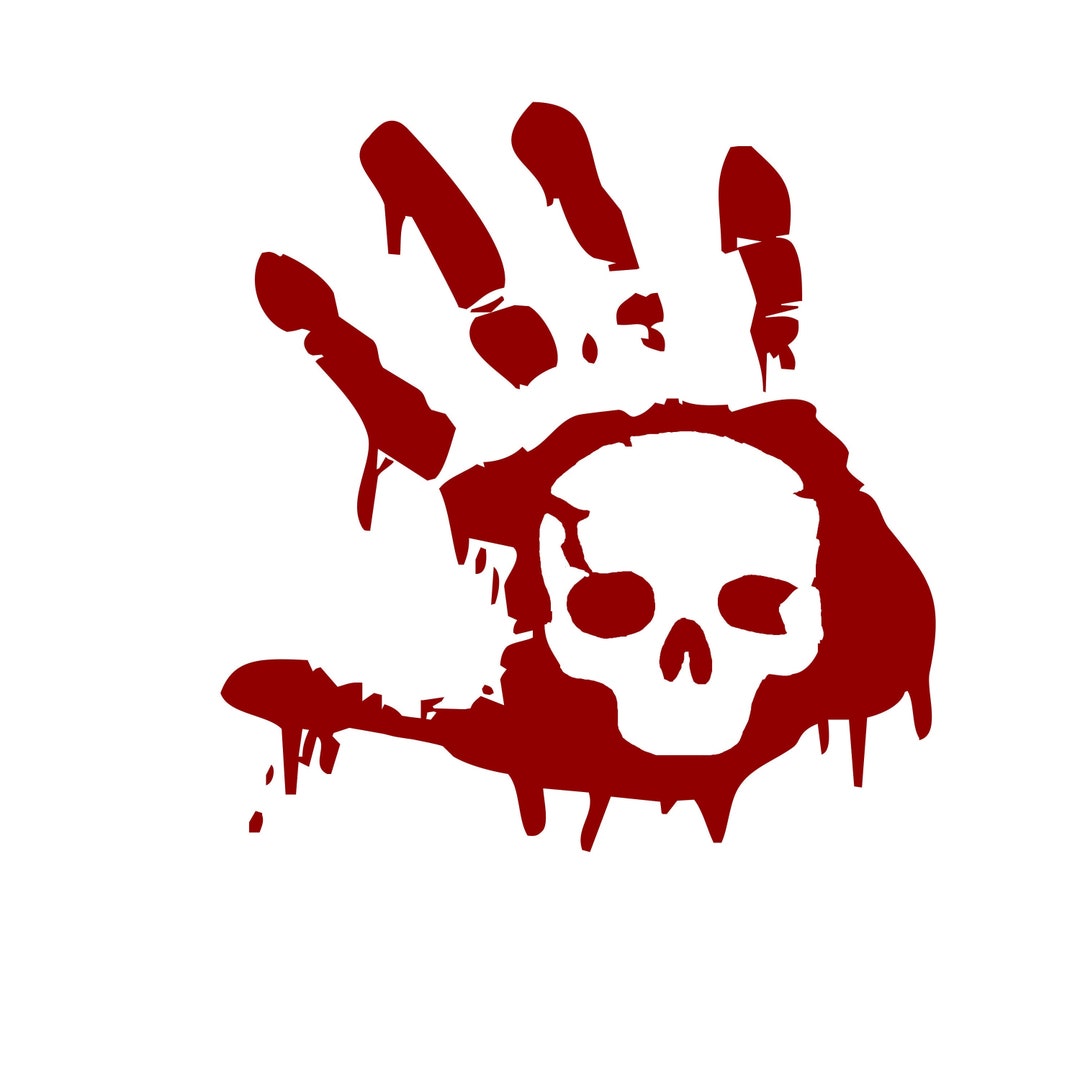 Bloody Skull Hand Digital Download, PNG, JPG, Spooky Cricut Files ...
