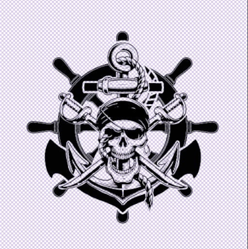 Ancora pirata PNG SVG, download digitale, teschio di sciabola SVG, file di taglio teschio pirata SVG, nave pirata SVG PNG, silhouette clipart SVG vettoriale