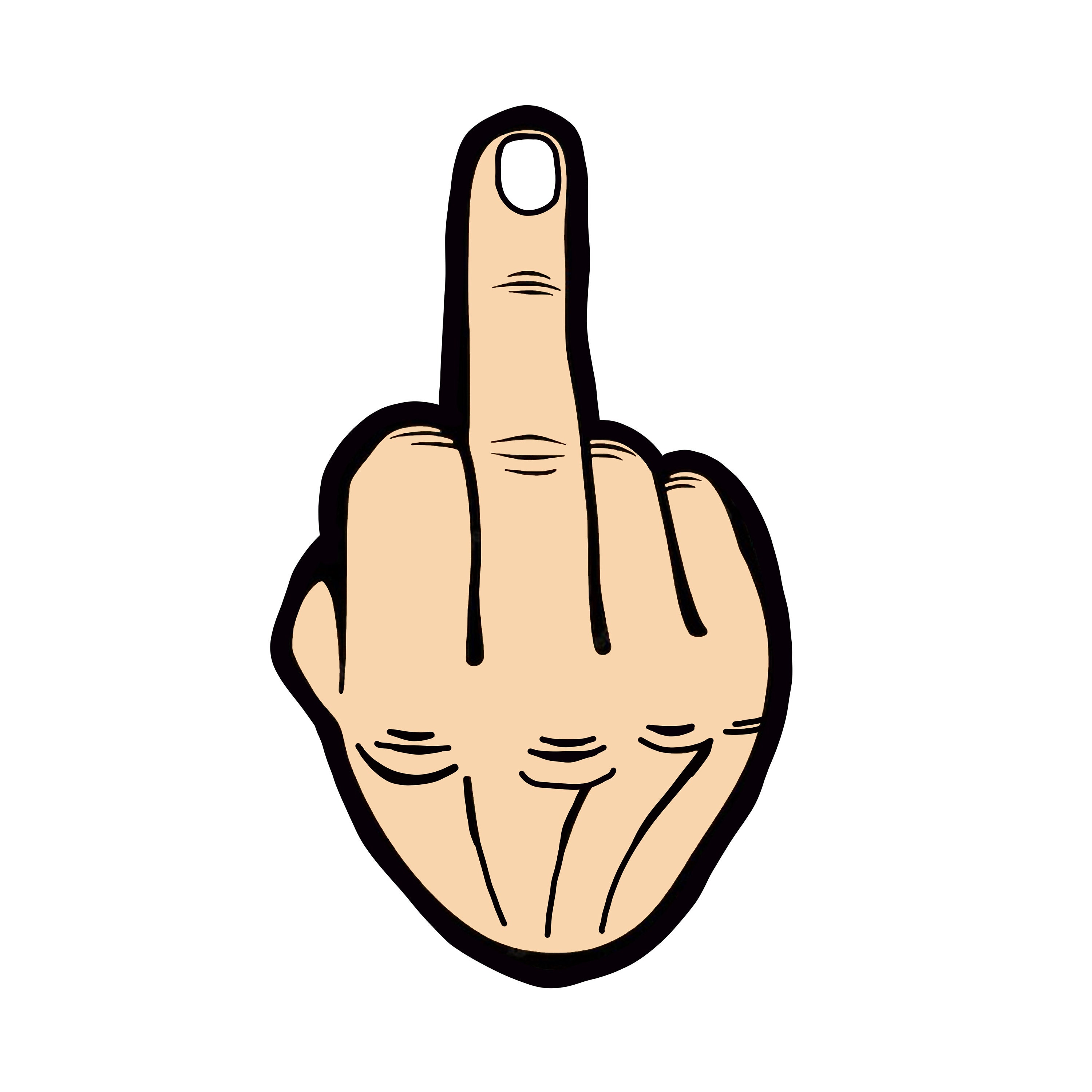 human Middle Finger, PNG, jpg, bmp Funny Download, finger png print to Cut  File, Cricut silhouette, Flipping off download, F-off, attitude