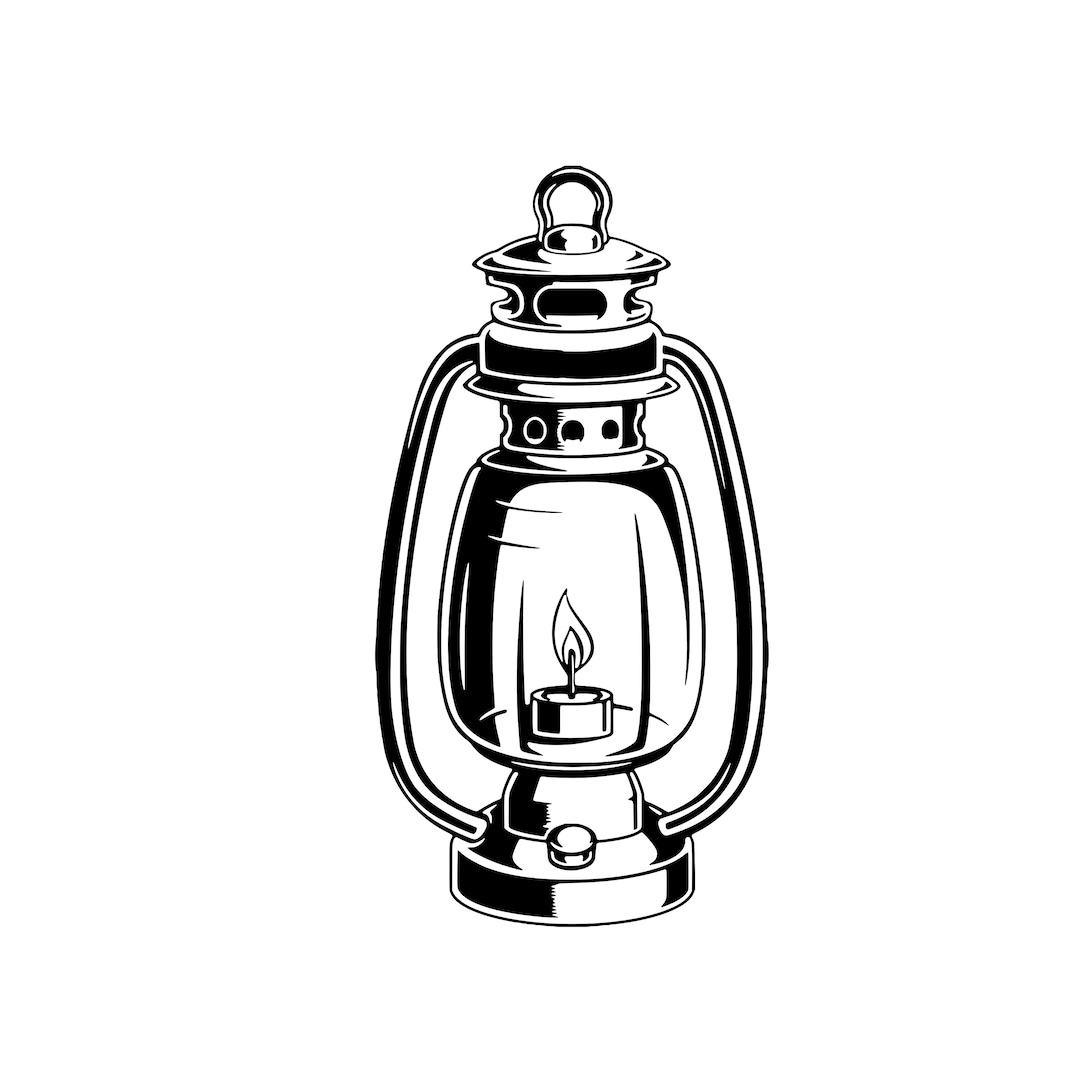 Camping Lantern SVG PNG Digital Download, Cricut Svg, Silhouette