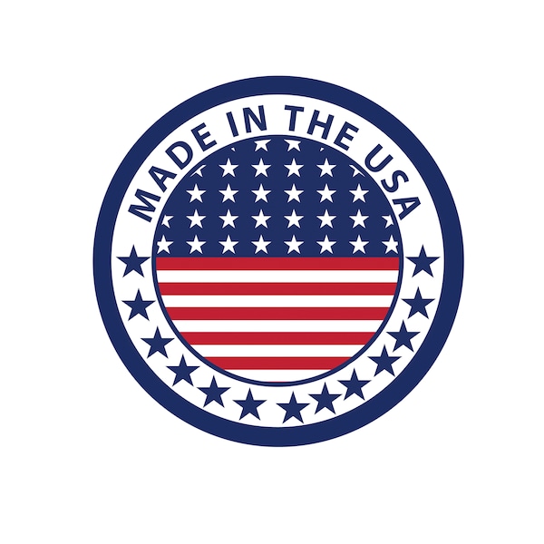 Made in the USA logo, American Flag color File, Digital Download USA Flag, Cricut Cut File, Cricut Downloads, usa png print cut file