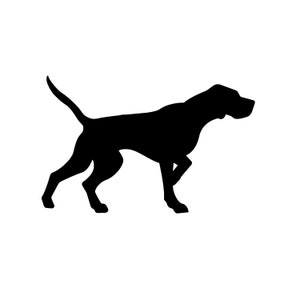 Puntero perro perro Svg PNG JPG Descarga digital, Perro sabueso svg, Perro de caza svg, Perro vector clip art, imprimir para cortar, Descarga Cricut, svg
