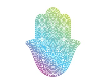 color Mandala Símbolos budistas Mano svg png jpg impresión para cortar Archivo Cricut, archivo de corte de impresión de silueta, Zen Buddha Mandala, vaso de sublimación