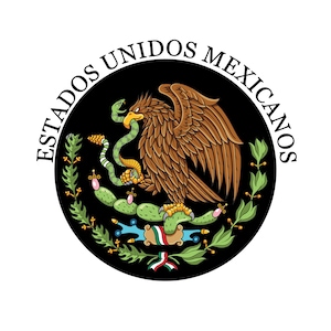 Estados Unidos Mexicanos Svg Digital Download Color, Mexico Coat of