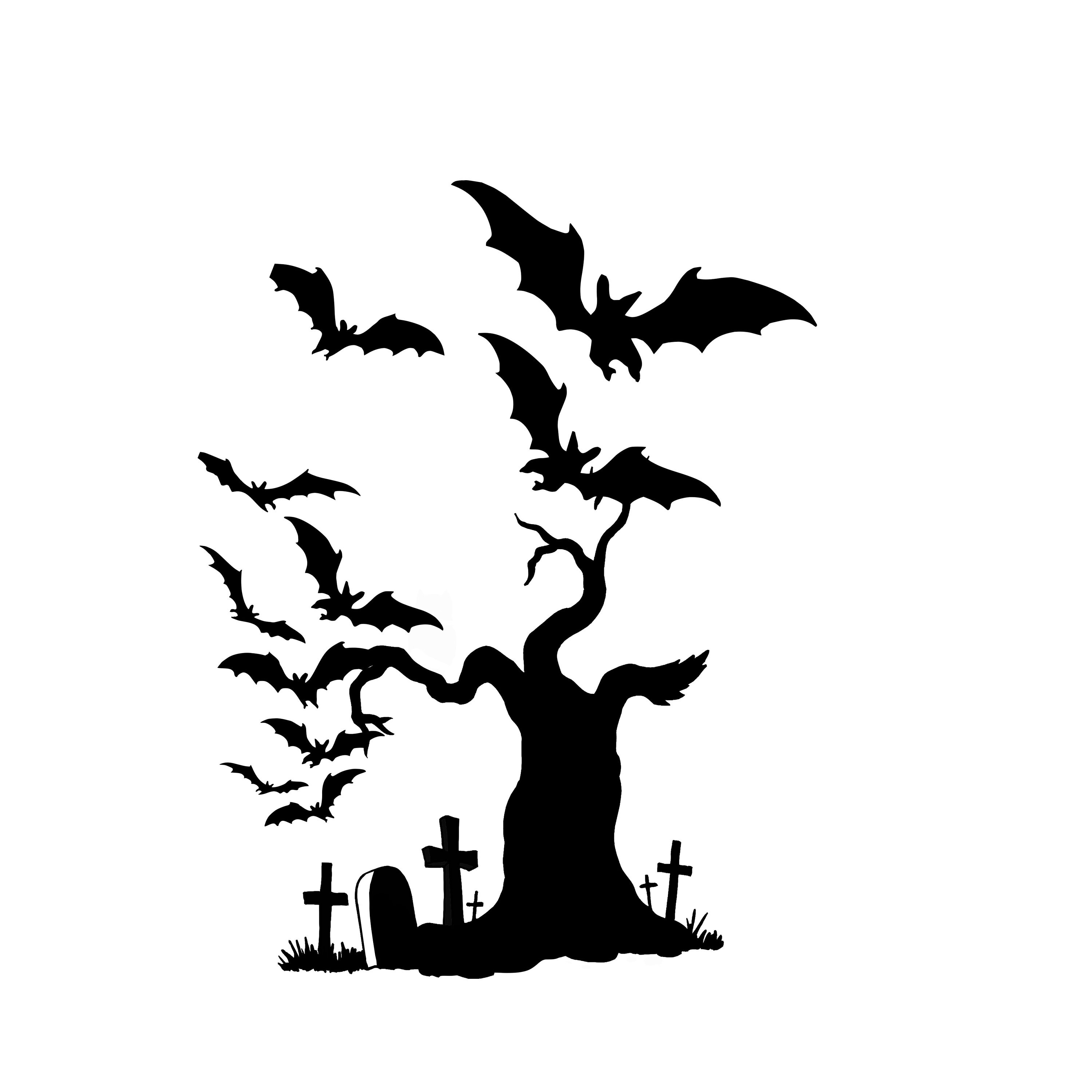 Halloween Rip Grave Bats Night Graveyard Svg Png Icon Free Download  (#556236) 