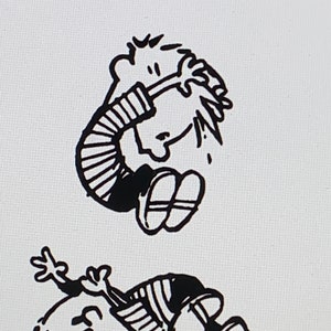 SVG png download Calvin Falling Calvin and hobbies comic | Etsy