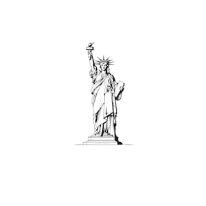 Estátua da Liberdade svg download digital, Estátua da Liberdade, Estados Unidos da América Marco Ícone Clipart, Nova York Clipart
