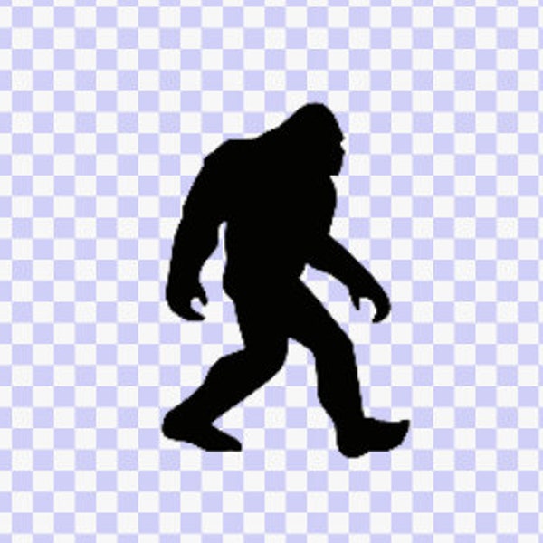 Bigfoot, Sasquatch Cut File Instant Digital Download Sasquatch svg Cricut silhouette vector art Instant download