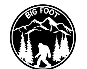 Bigfoot sasquatch YETI, svg geschnitten Datei, download, svg, Cricut Silhouette, Basteln, SVG, Cricut Silhouette, Vektor Kunst, Bigfoot png, großer Fuß