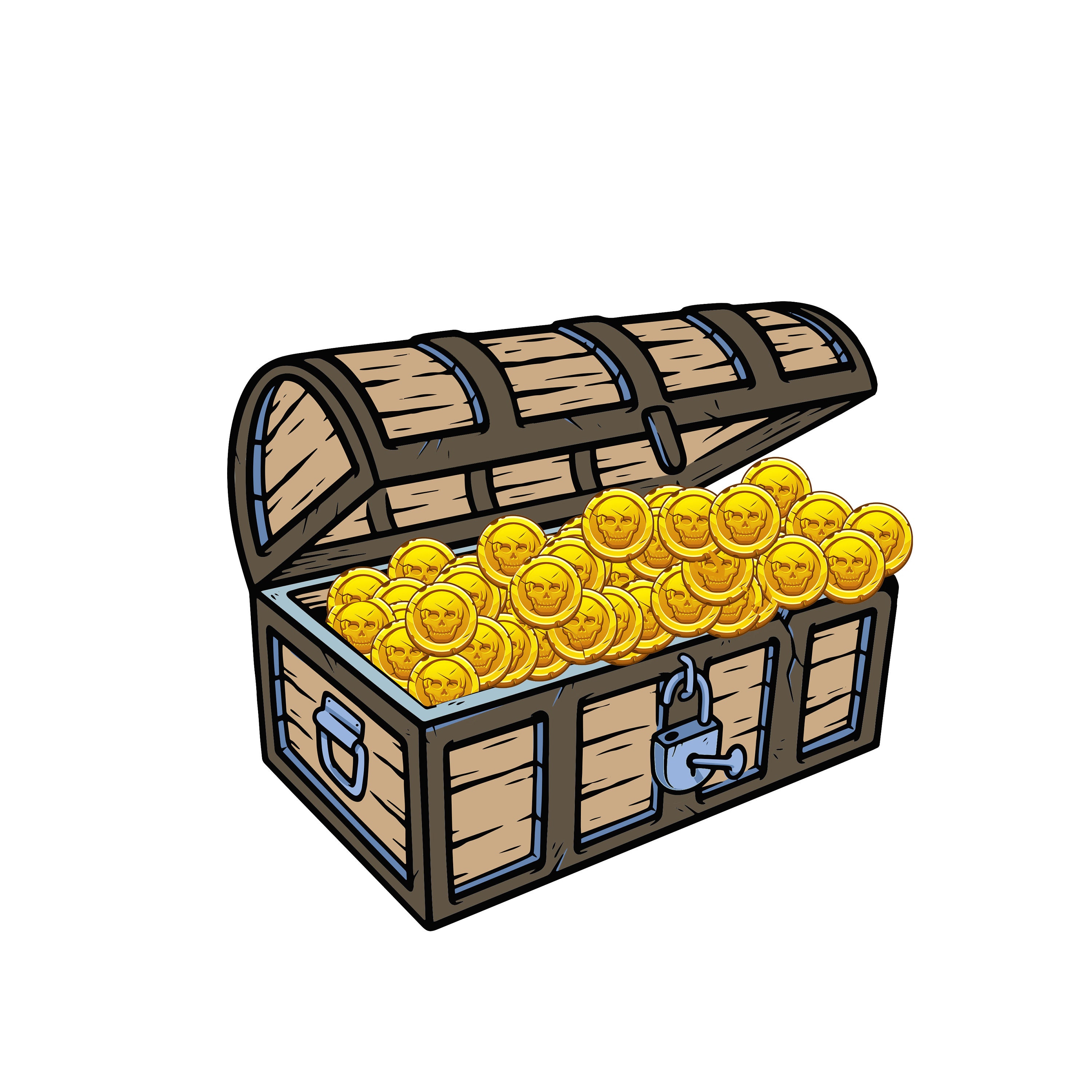 Gold Chest PNG Transparent Images Free Download, Vector Files
