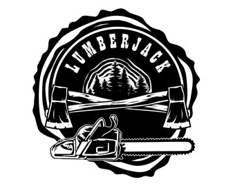 Lumberjack Svg png Jpg Digital Download, Logger Svg, outdoors Trees, Lumberjack, Vector, Clipart, Cut files