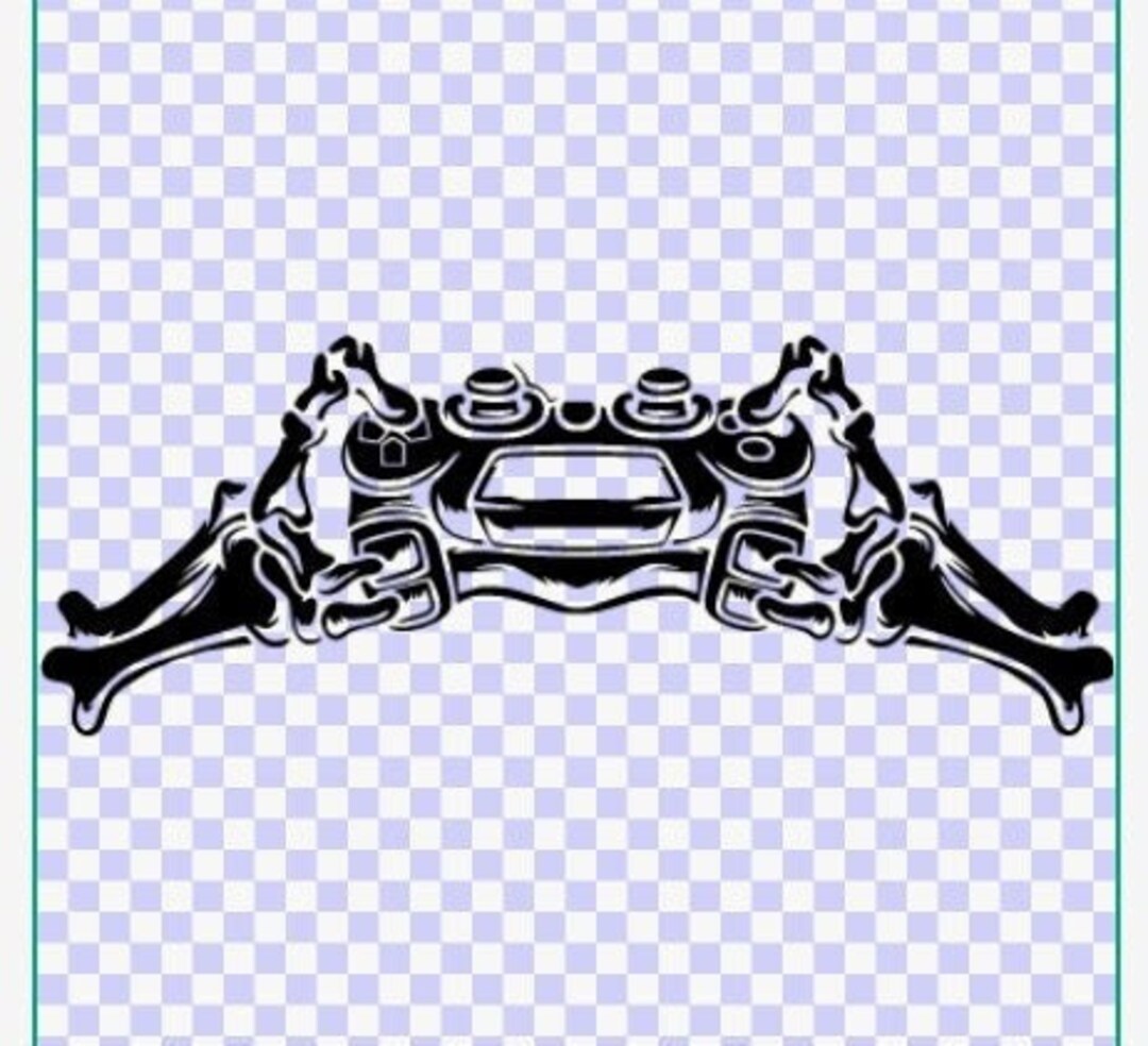Gamer Skeleton Hand Svg Png Instant Digital Download, Cricut Svg, Clip ...