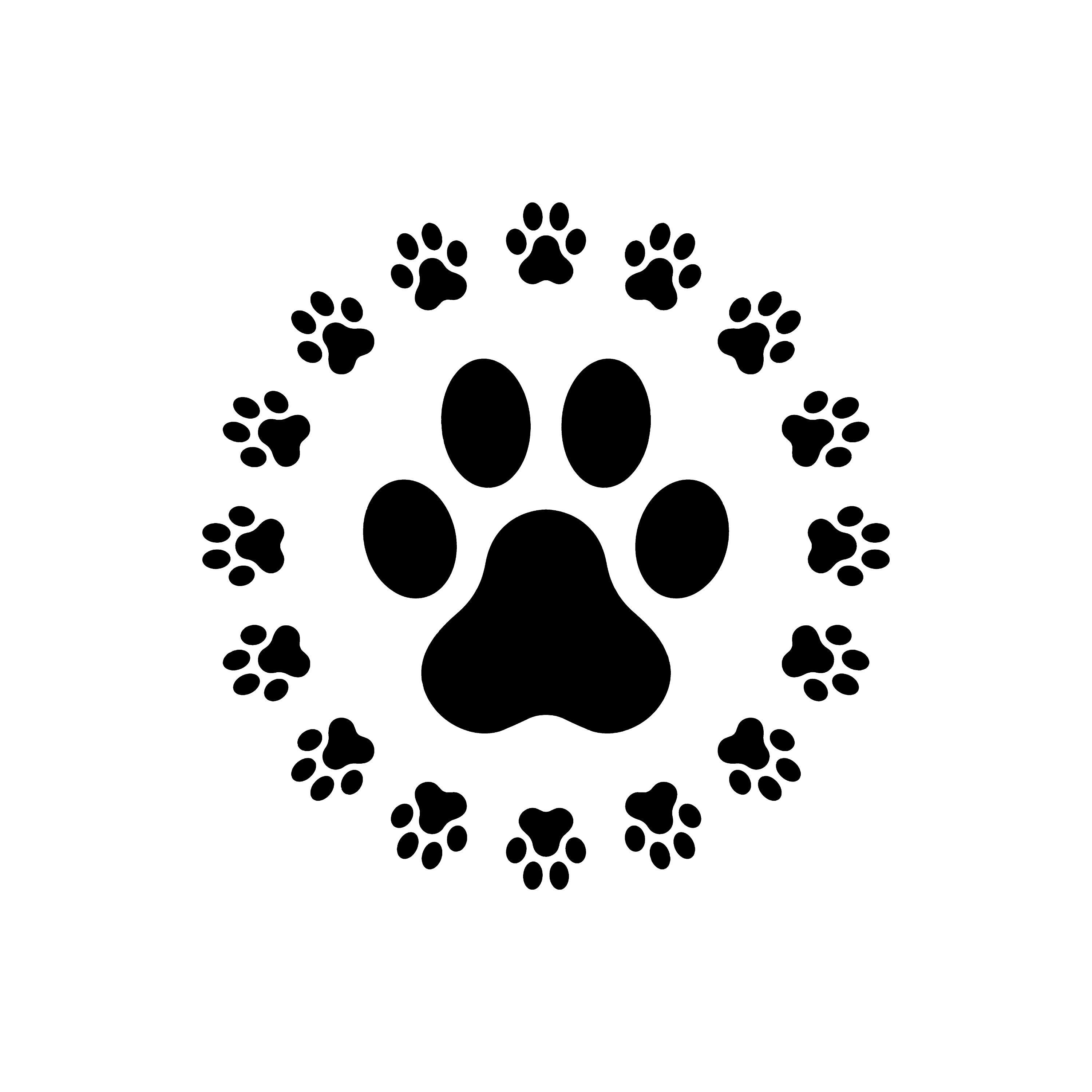 Hundepfoten SVG Download Cut File Cut File Svg Png Vektor - Etsy
