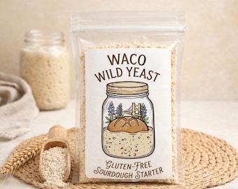 グルテンフリーサワードウスターター、乾燥スターター、グルテンフリーパンスターター、スターターの活性化が簡単、グルテンフリーベーキング、セリアック病患者にも安全