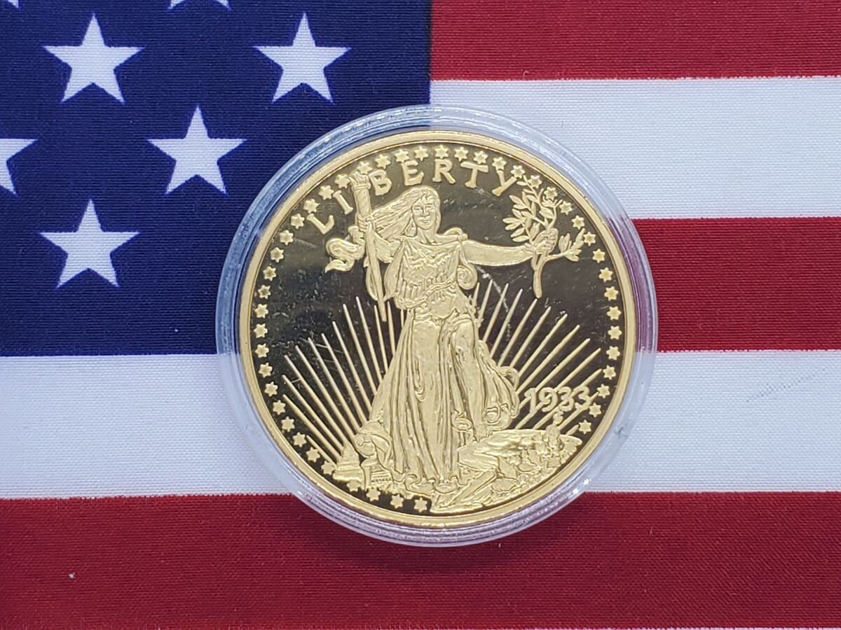 Liberty Gold Coin | Etsy