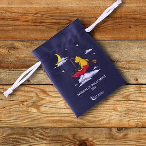 Tarottas Wisdom of Pooh: luxe fluwelen zakje met trekkoord