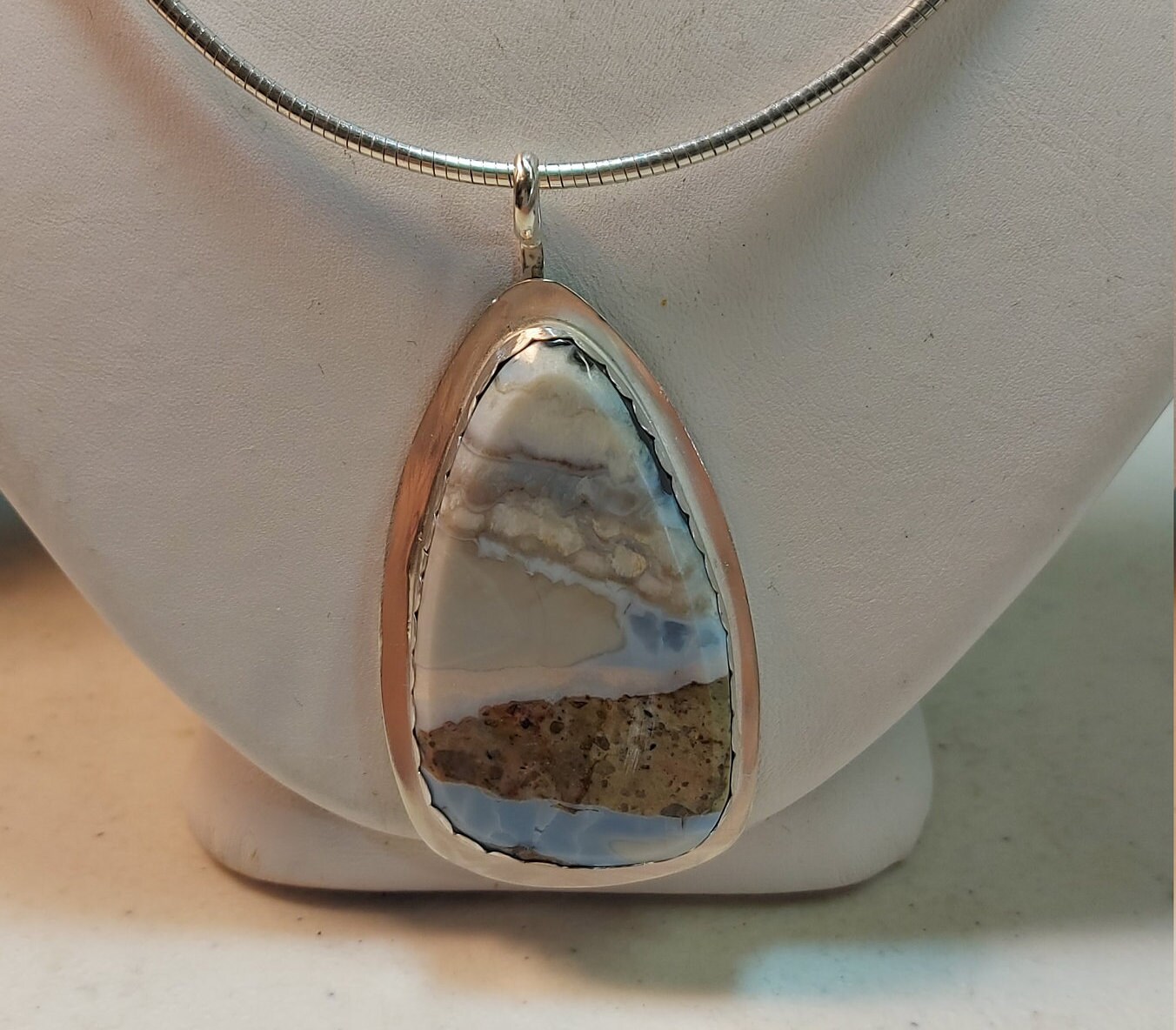 Arizona Opal Multicolored Picture Stone in Sterling Silver - Etsy UK
