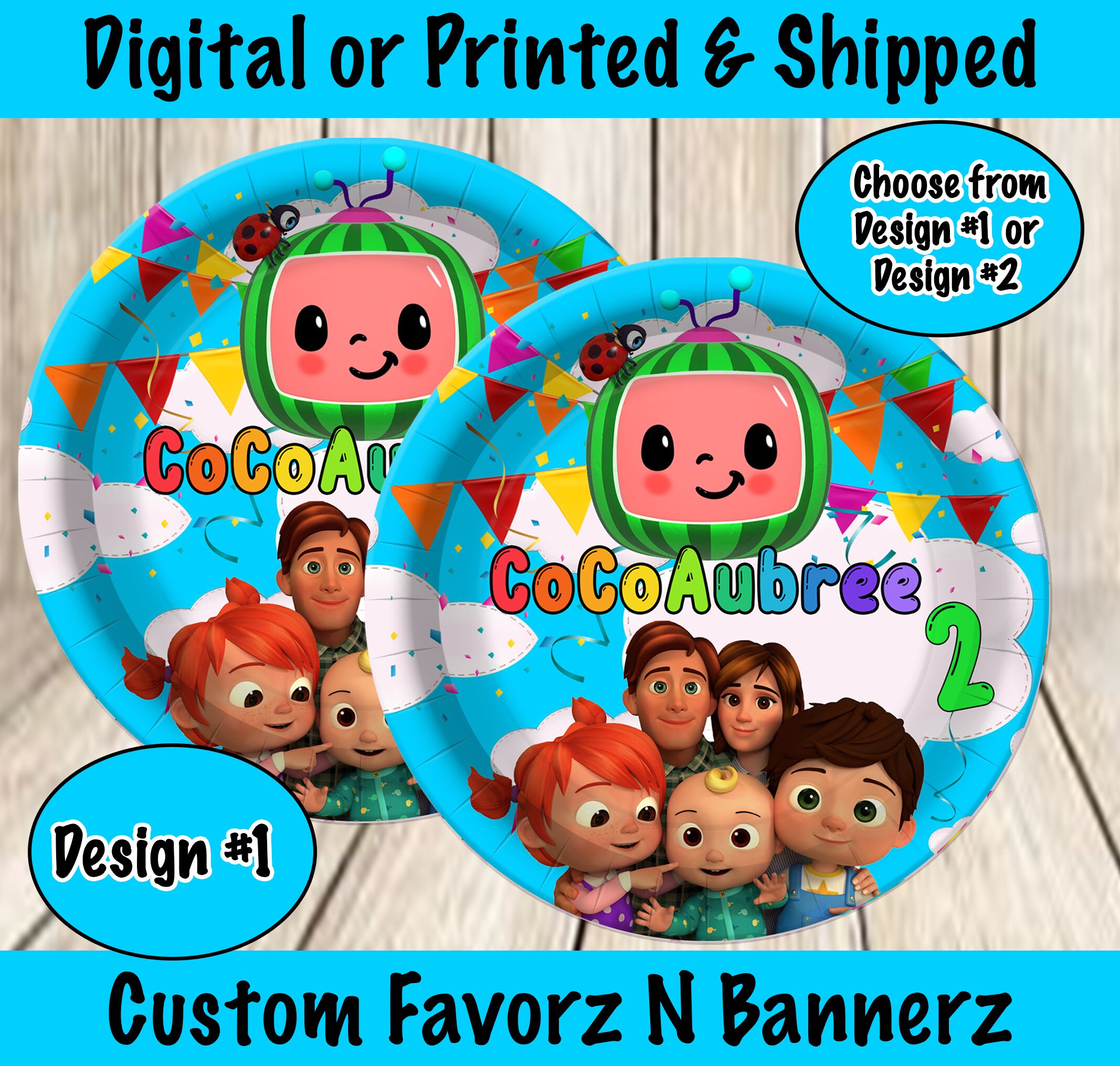 Custom Party and Dessert Plates Party Etsy