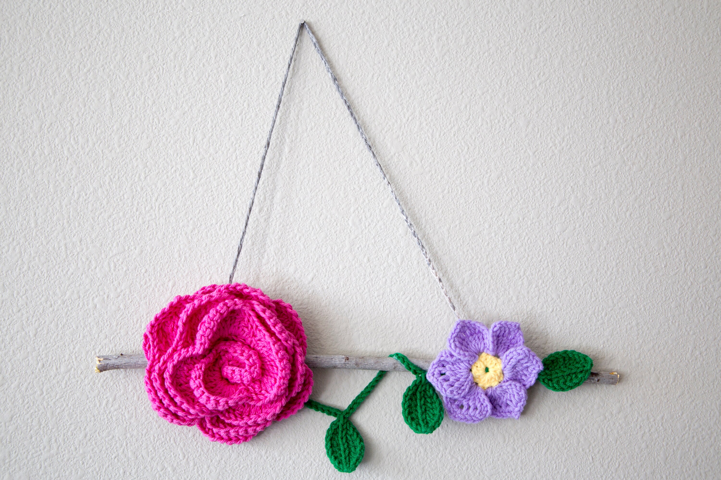 WALL HANGING Crochet Flowers Etsy