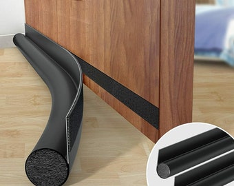 Draft Excluder Door Draft Stopper Weather Stripping Door Sweep Adjustable Under Door Draft Blocker Gift