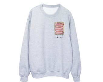 Poptart Pullover Sweatshirt - Foodie Gift, Poptart Shirt, Poptart Sweatshirt, Poptart Hoodie, Toaster Pastry Sweatshirt
